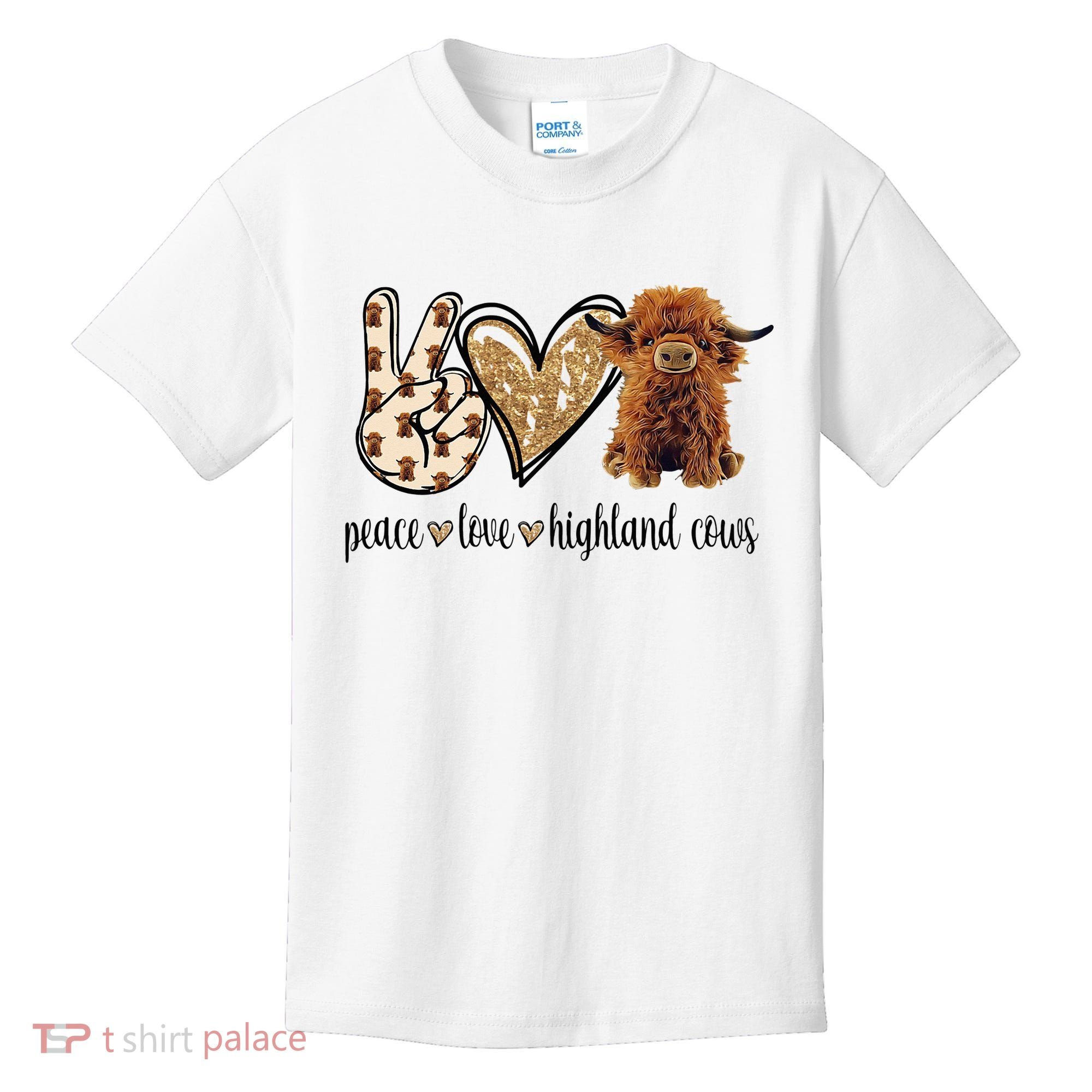 Highland Cow Kids T-Shirt