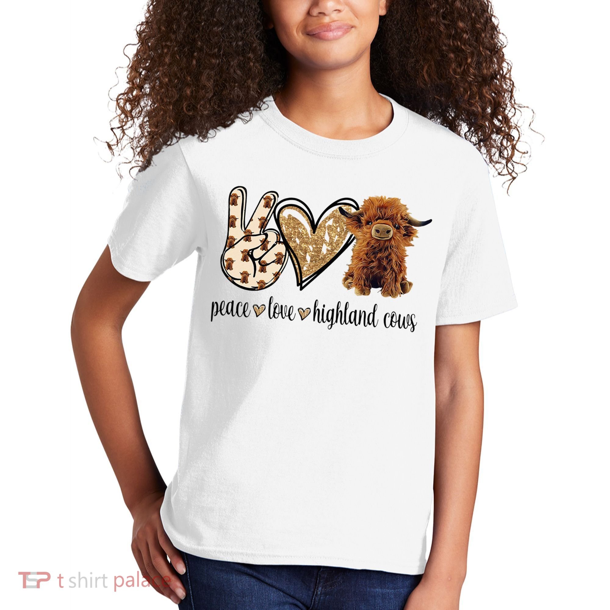 Highland Cow Kids T-Shirt
