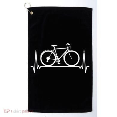 Heartbeat Cycling Golf Towel