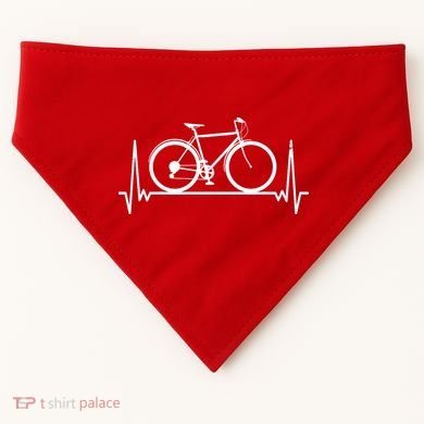 Heartbeat Cycling USA-Made Doggie Bandana