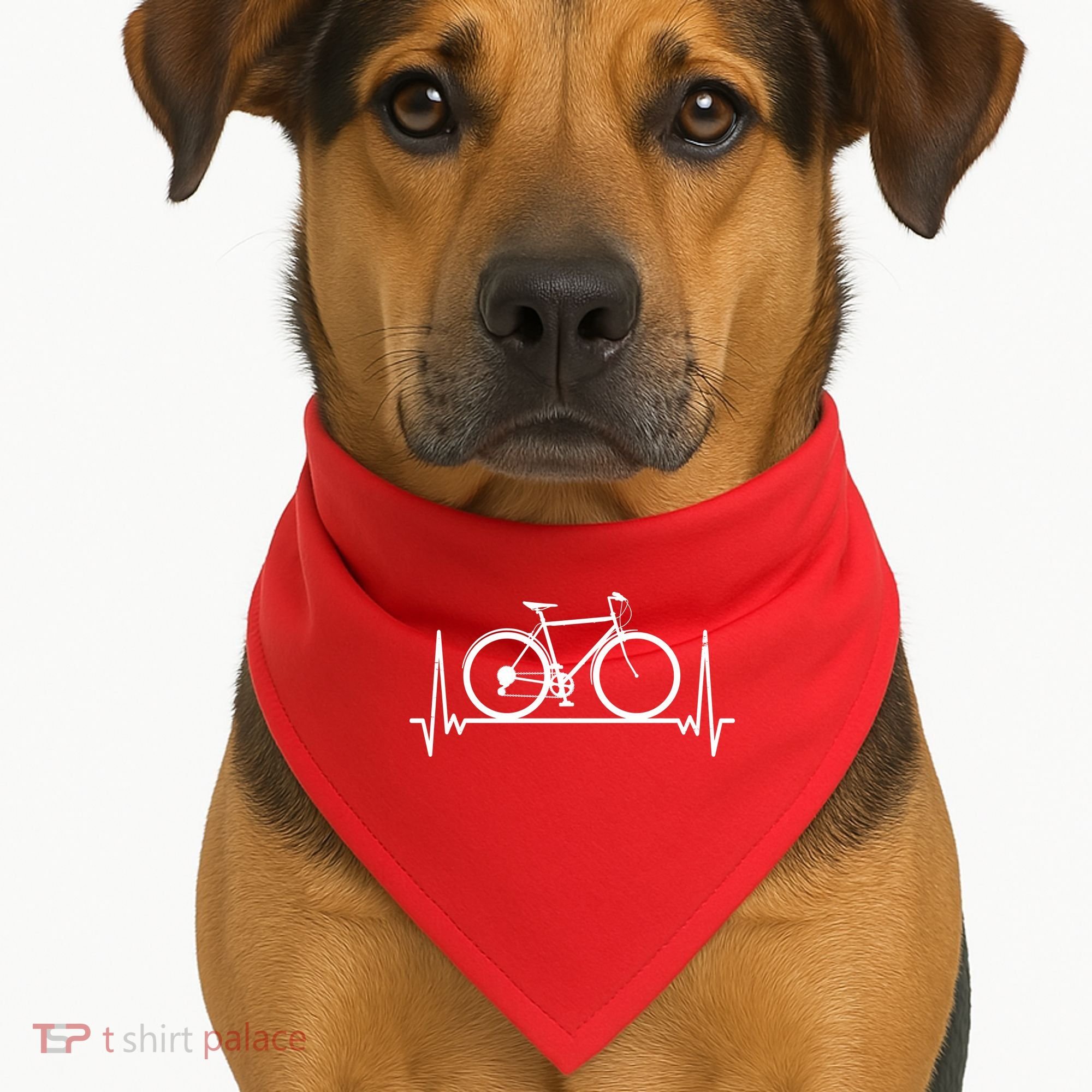 Heartbeat Cycling USA-Made Doggie Bandana