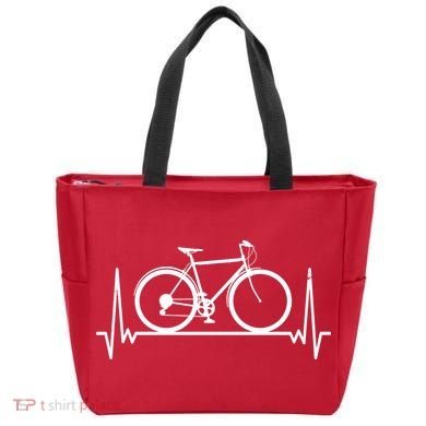 Heartbeat Cycling Tote Bag