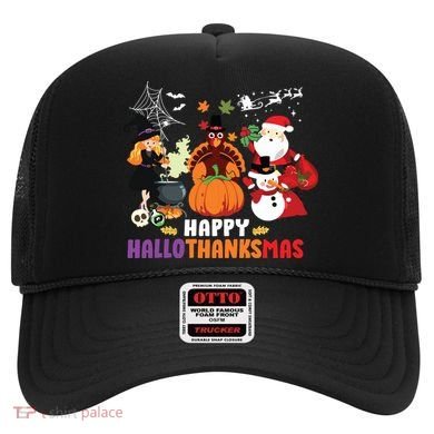 Halloween Christmas Happy Hallothanksmas Thanksgiving Hat