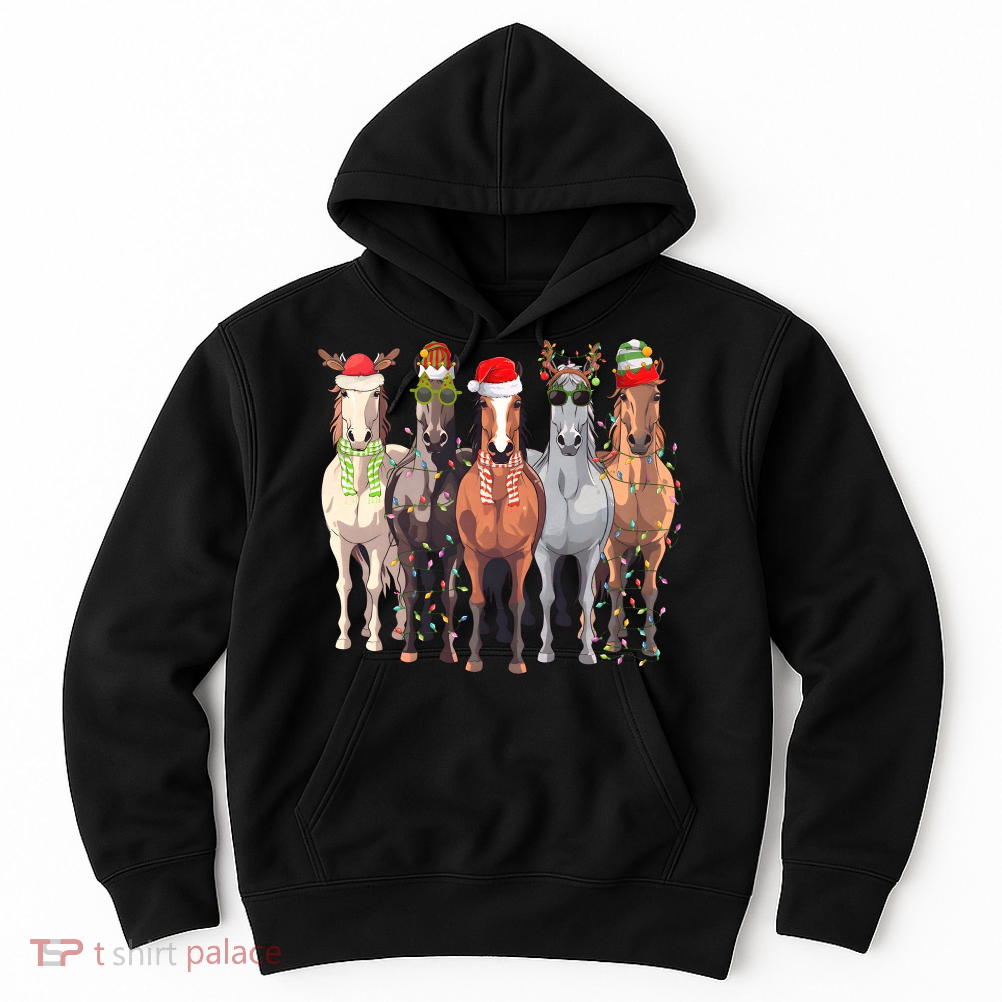 Horses Christmas Hoodie