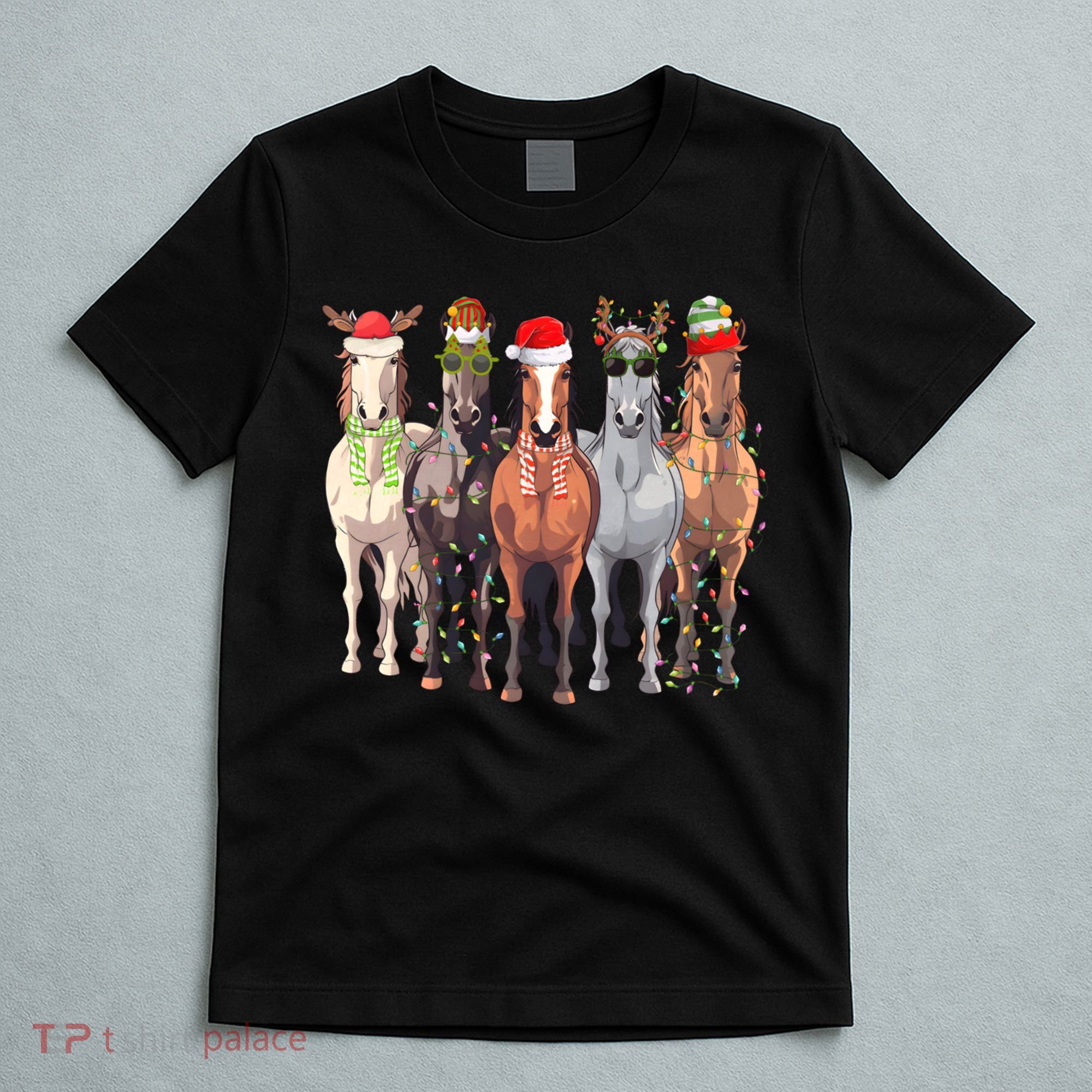 Horses Christmas T-Shirt