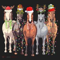 Horses Christmas Beanie thumb 2