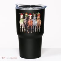 Horses Christmas Tumbler thumb 0