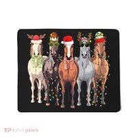 Horses Christmas Mousepad thumb 0