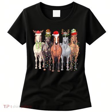 Horses Christmas Women's T-Shirt