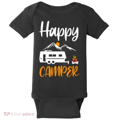 Happy Camper Baby Bodysuit