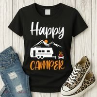 Happy Camper Women's T-Shirt thumb 3