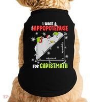 Hippopotamus Christmath Doggie Tank thumb 0