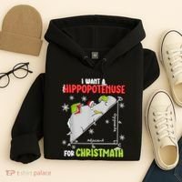 Hippopotamus Christmath Hoodie thumb 4