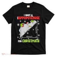 Hippopotamus Christmath T-Shirt thumb 0