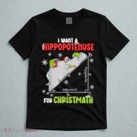 Hippopotamus Christmath T-Shirt thumb 5