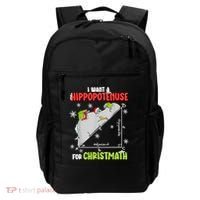 Hippopotamus Christmath Backpack thumb 0
