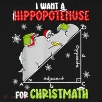 Hippopotamus Christmath Bucket Hat thumb 4
