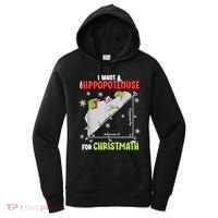 Hippopotamus Christmath Women's Hoodie thumb 0