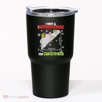 Hippopotamus Christmath Tumbler thumb 0