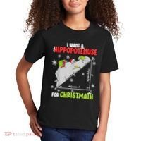 Hippopotamus Christmath Kids T-Shirt thumb 2
