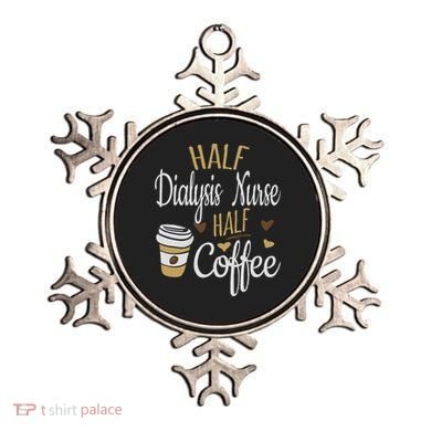 Half Coffee Half Dialysis Nurse Gift, Dialysis Nurse Ornament