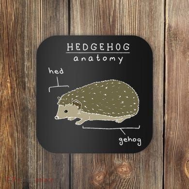 Hedgehog Cute Hedgehogs Coaster