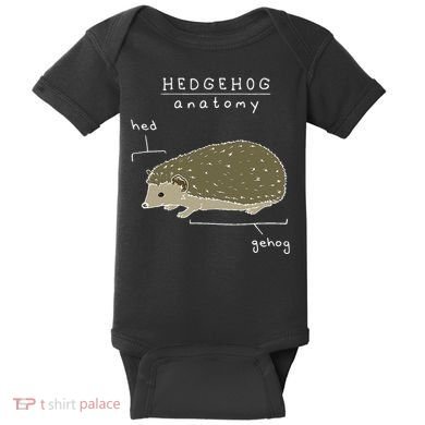 Hedgehog Cute Hedgehogs Baby Bodysuit