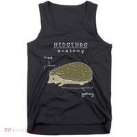 Hedgehog Cute Hedgehogs Tank Top thumb 0