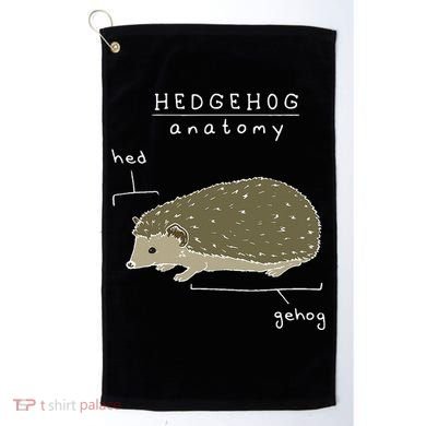 Hedgehog Cute Hedgehogs Golf Towel