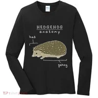 Hedgehog Cute Hedgehogs Women's Long Sleeve Shirt thumb 0