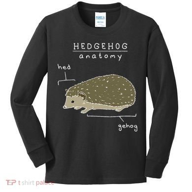 Hedgehog Cute Hedgehogs Kids Long Sleeve Shirt