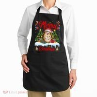 Hedgehog Christmas Hedgehog Xmas Tree Lighting Santa Hat Apron thumb 2
