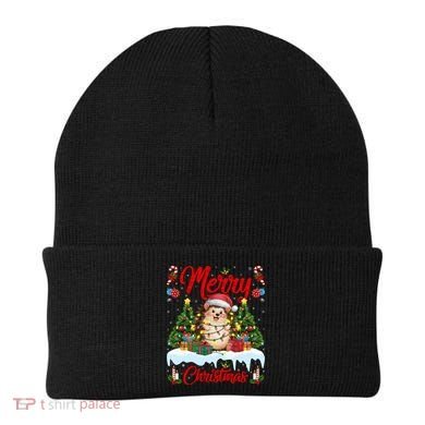Hedgehog Christmas Hedgehog Xmas Tree Lighting Santa Hat Beanie
