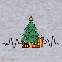 Heartbeat Christmas Holiday Women's Sweatshirt thumb 2