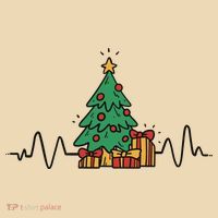 Heartbeat Christmas Holiday Tote Bag thumb 4