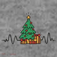 Heartbeat Christmas Holiday Toddler Hoodie thumb 2