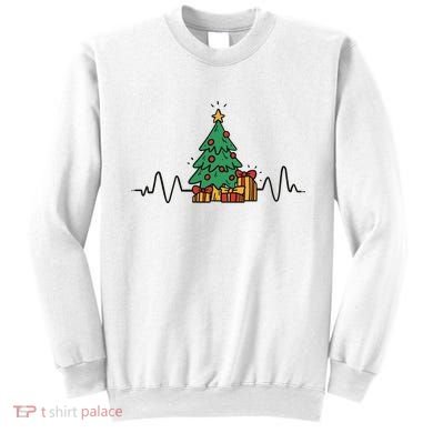 Heartbeat Christmas Holiday Sweatshirt
