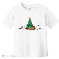 Heartbeat Christmas Holiday Toddler T-Shirt thumb 0