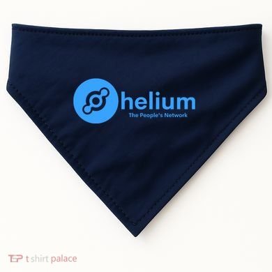 Helium Crypto HODL HNT Token, Helium Miner, People’s Network USA-Made Doggie Bandana