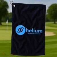 Helium Crypto HODL HNT Token, Helium Miner, People’s Network Golf Towel thumb 1