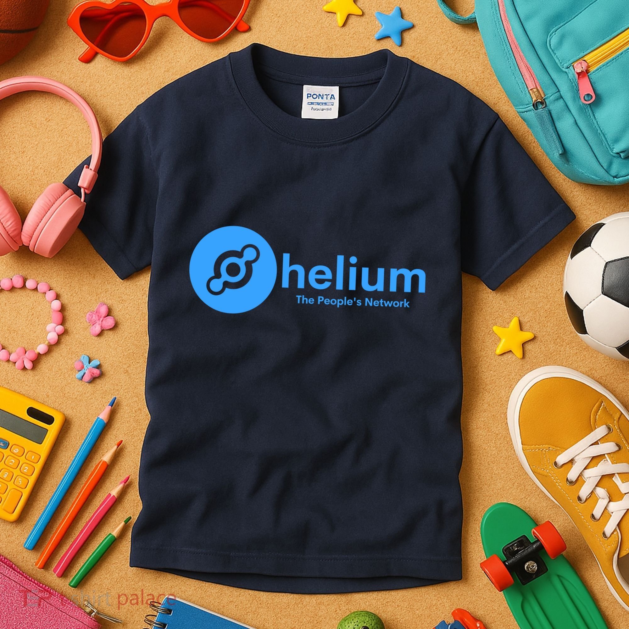 Helium Crypto HODL HNT Token, Helium Miner, People’s Network Kids T-Shirt