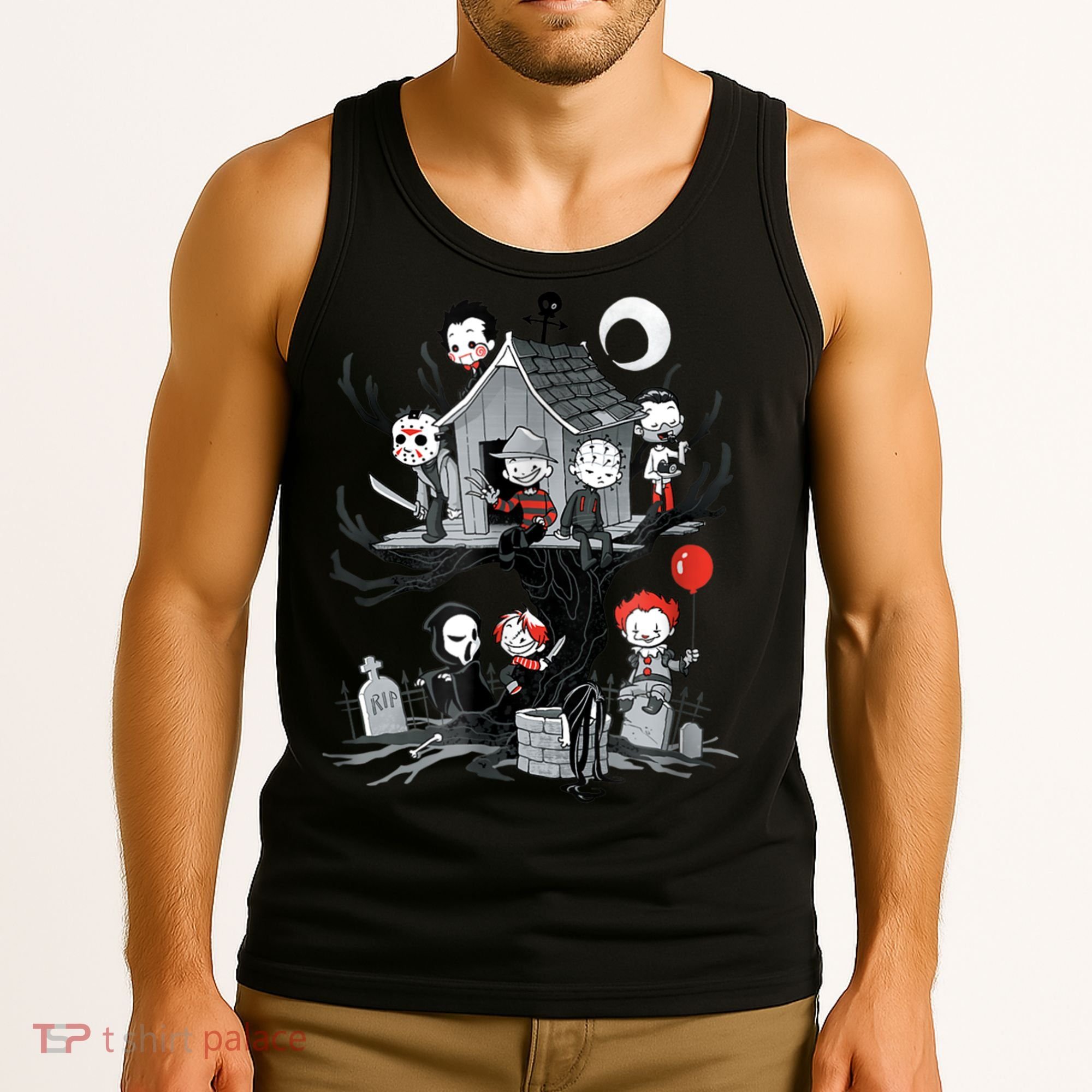 Horror Clubhouse Tank Top