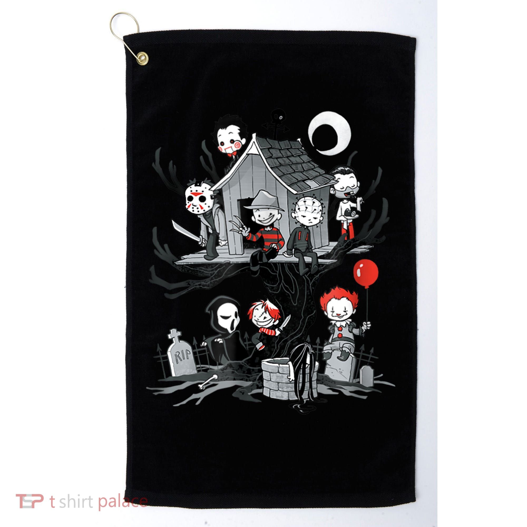 Horror Clubhouse Golf Towel