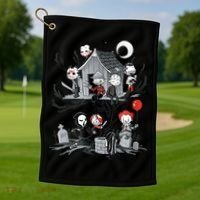 Horror Clubhouse Golf Towel thumb 1