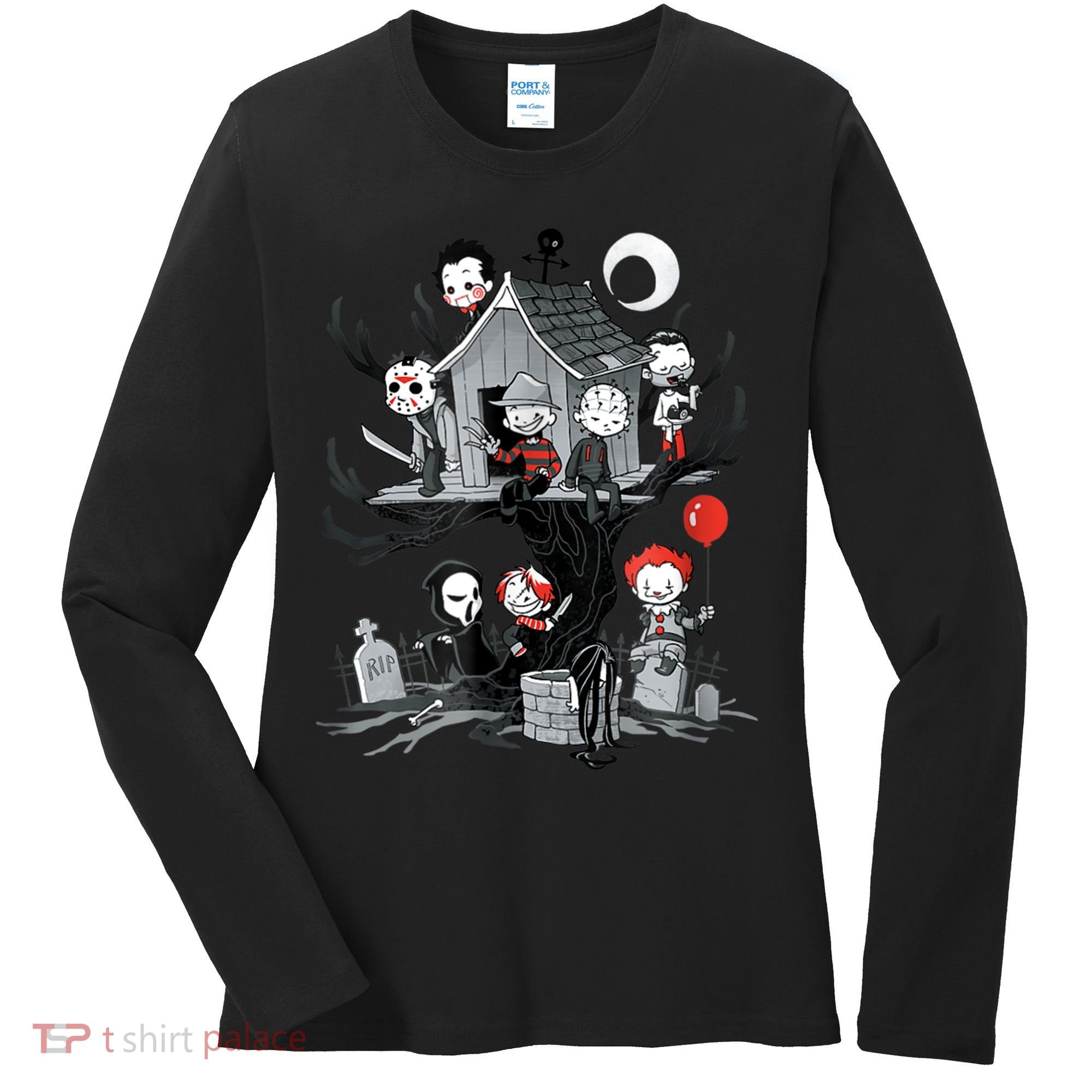 Horror Clubhouse Women's Long Sleeve Shirt