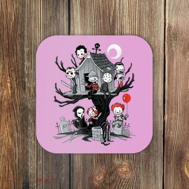 Horror Clubhouse Coaster