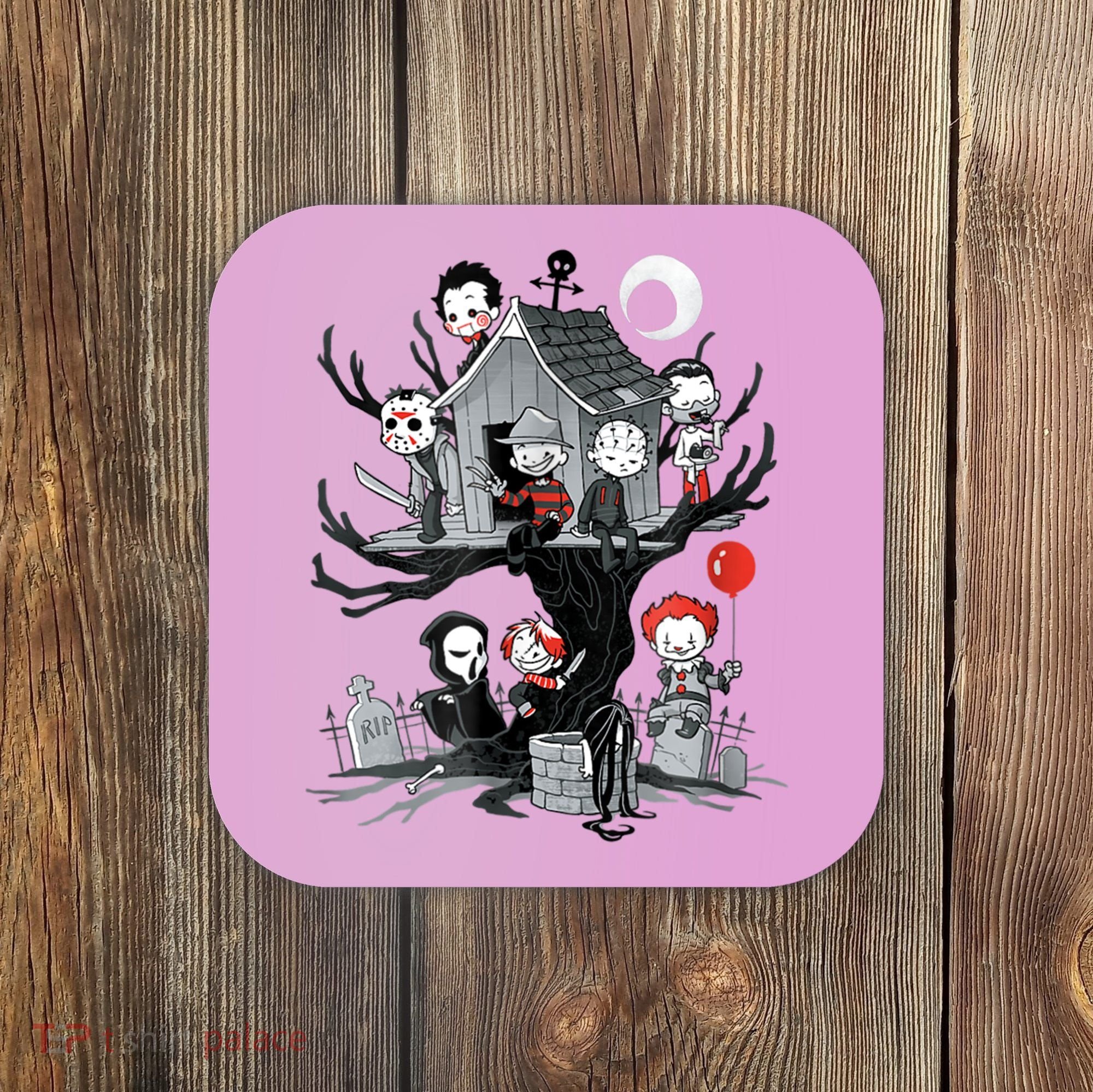 Horror Clubhouse Coaster