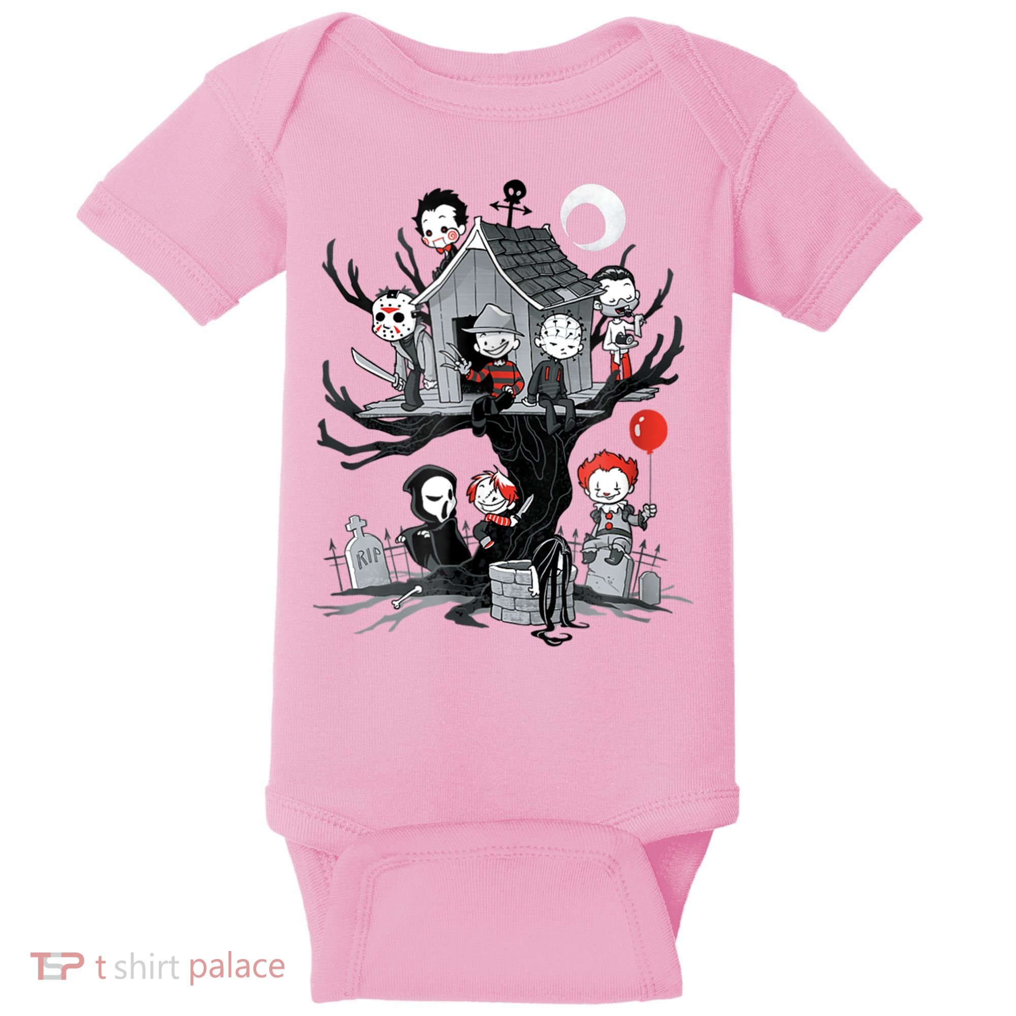 Horror Clubhouse Baby Bodysuit
