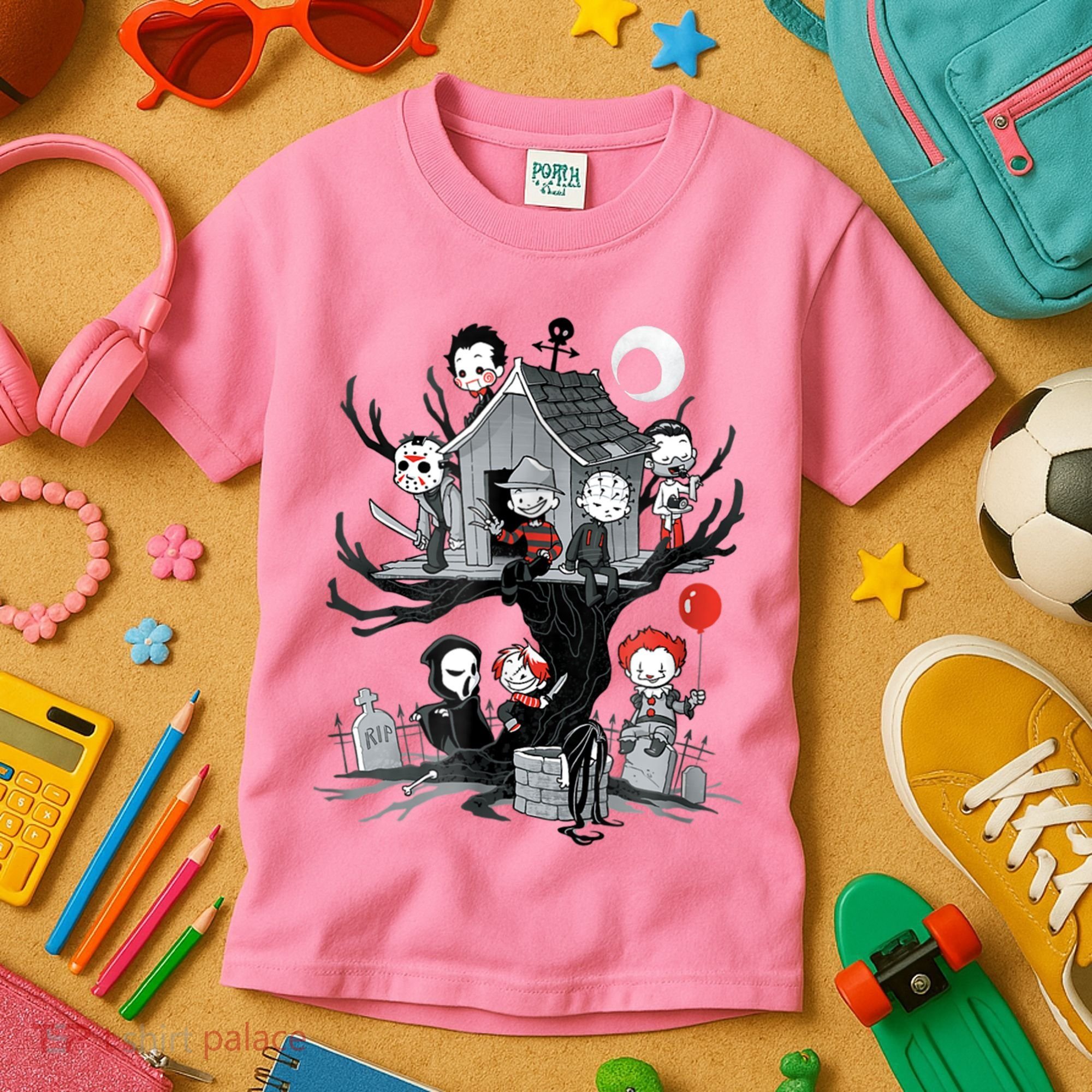 Horror Clubhouse Kids T-Shirt