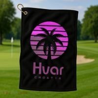Hvar Croatia Golf Towel thumb 1